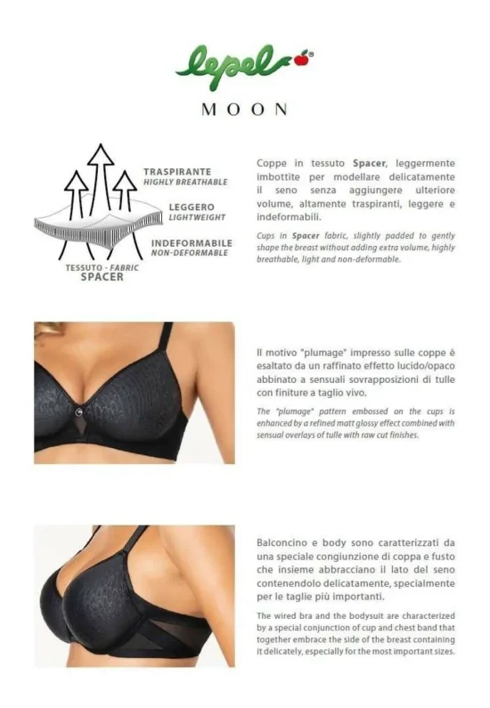 Елегантен сутиен Lepel VLPT02740 серия Moon тип 